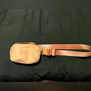 Pink pastel lululemon belt bag
